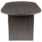 Flash Furniture Oval 35" W, 72" L, 29.5" H, Laminate Top, Grey GC-TL1035-GRY-GG - alternate 10